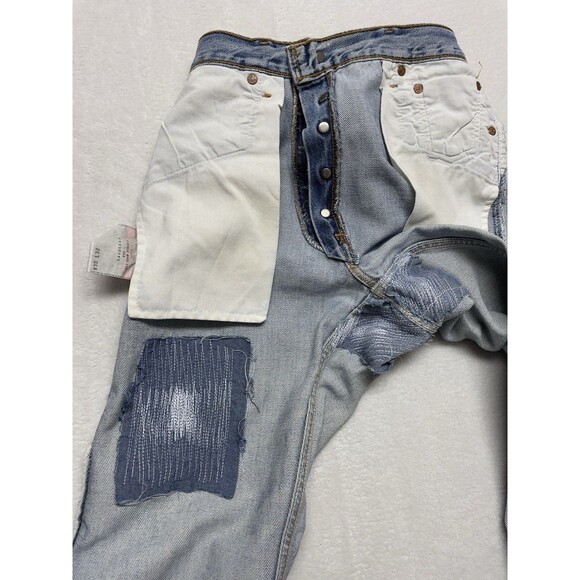 Vintage Levi's 501 Men's W30 L32 Classic Buttonfly Straight Leg Jeans Made '98 - Picture 9 of 12